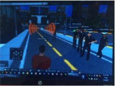 active shooter training in Second Life